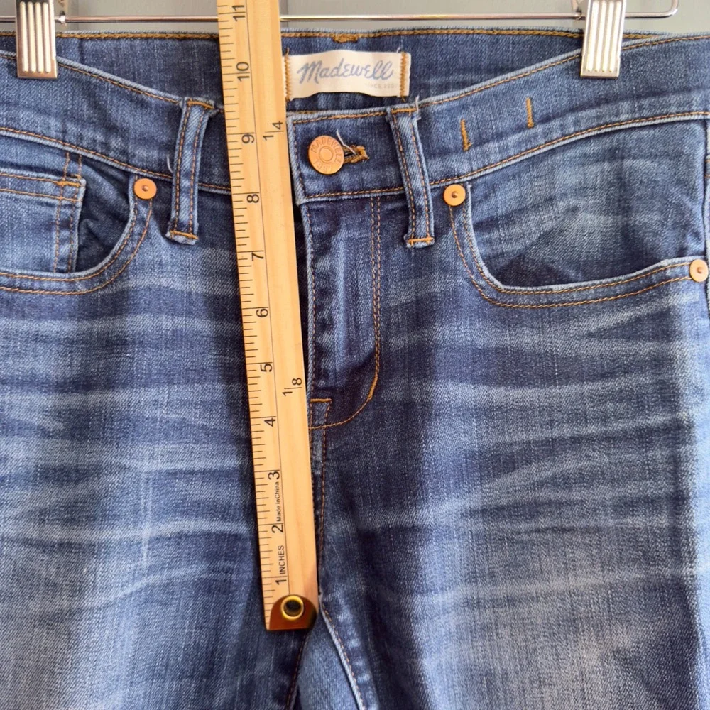Madewell Skinny Skinny jeans size 27 distressed mid rise‎ stretch style 73888